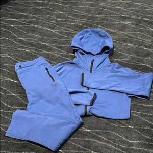 Gap fit Kids Blue Hoodie and Jogger Set L & XL